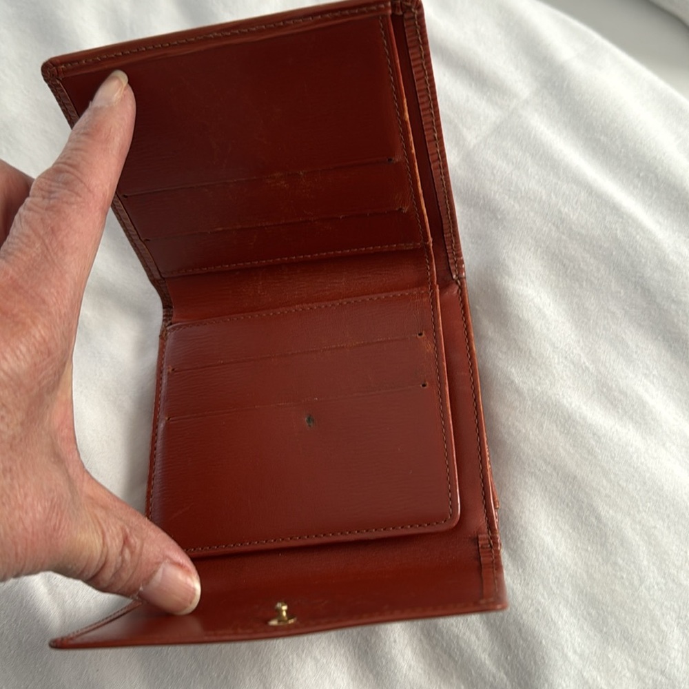 Louis Vuitton Authentic Rust Brown Color Compact … - image 5